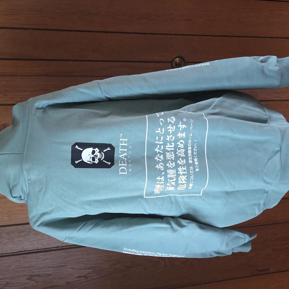 Death Cigarettes "Menthol" hoodie - Picture 3 of 7